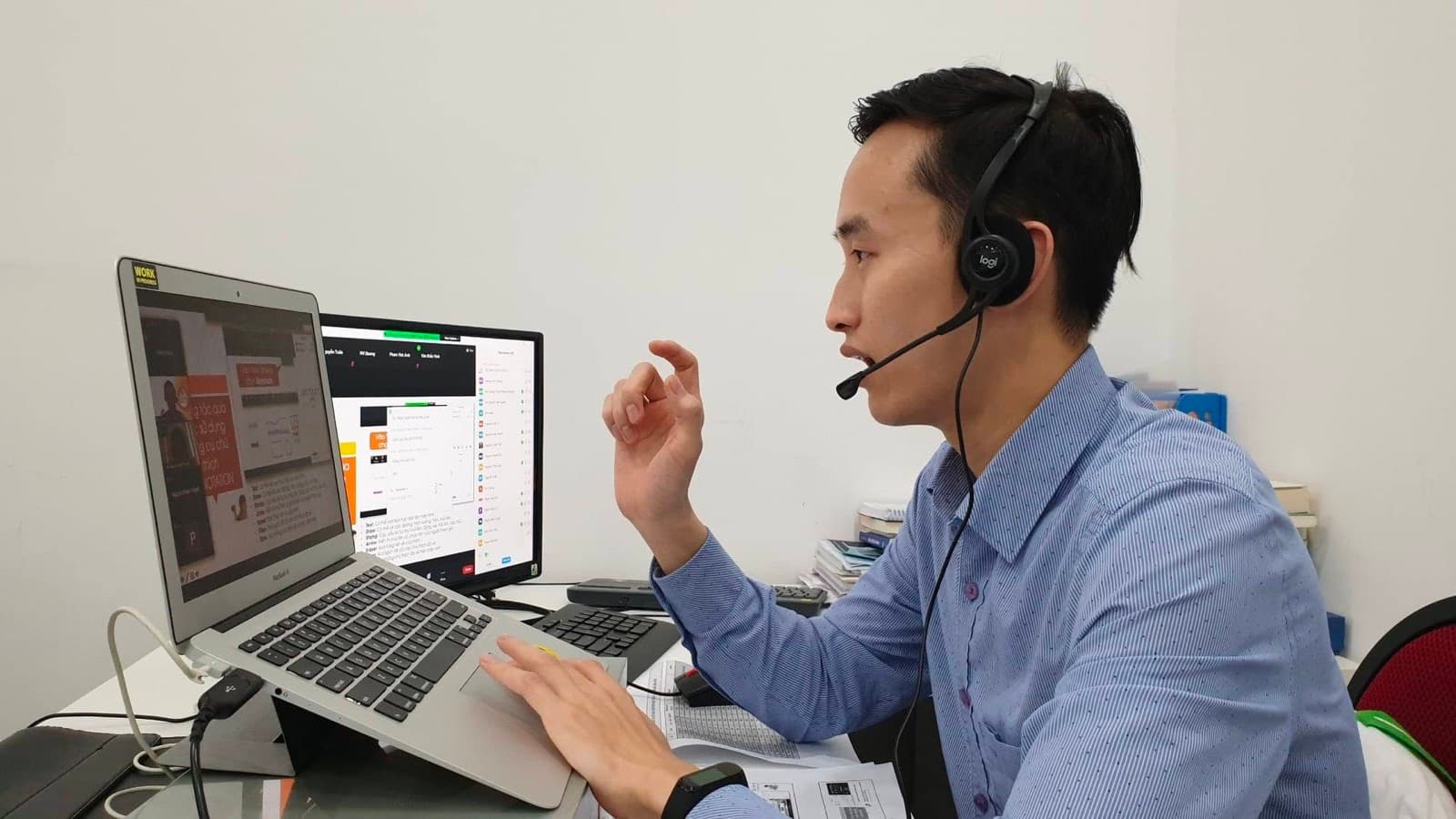 Giảng dạy trực tuyến với công cụ tương tác